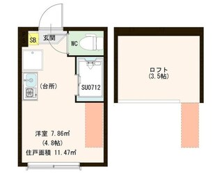 椎名町駅 徒歩10分 2階の物件間取画像